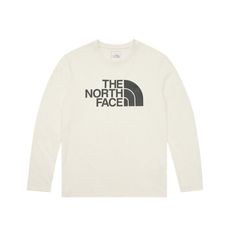 The North Face 女 女吸濕排汗品牌LOGO長袖T恤 AP《米白》8AKU/長T/印花T