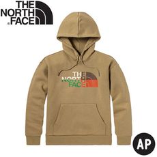 The North Face 男女 保暖長袖連帽T恤 AP《卡其》5AZI/大學T/帽T/連帽上衣/