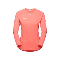 MAMMUT 長毛象 女 Aenergy FL Longsleeve AF 長袖T恤《櫻花鮭粉》10