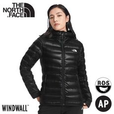 The North Face 女 800FP 防潑水外套《黑》4NAJ/保暖連帽外套/防潑水/休閒連