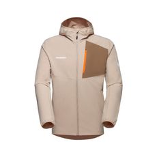 MAMMUT 長毛象 男 Madris Light ML Hooded 薄刷毛連帽外套《薩凡納褐》1