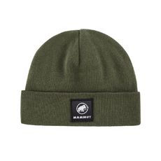 MAMMUT 長毛象 Fedoz Beanie 保暖針織反折豆豆帽《深沼澤綠》1191-01090/