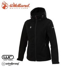 Wildland 荒野 女 三層貼防風保暖功能外套《黑》0A72907/夾克/運動外套/抗風透氣