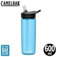 CamelBak 美國 600ml eddy+多水吸管水瓶《透藍》1642401060/安全無毒/運