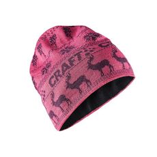 CRAFT 瑞典 針織羊毛帽《桃紅》1906511/保暖帽/針織帽/毛線帽/休閒帽/毛帽