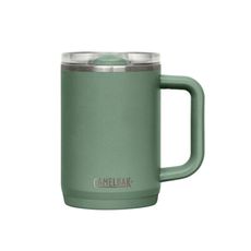 CamelBak 美國 500ml 防漏不鏽鋼日用保溫馬克杯《灰綠》CB2984301050/鋼杯/