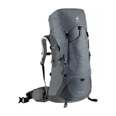 Deuter 德國 AIRCONTACT LITE 45+10L拔熱式透氣背包《深灰/黑》33404