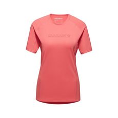 MAMMUT 長毛象 女 Selun FL T-Shirt Logo 短袖T恤《櫻花鮭粉》1017-