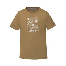 ATUNAS 歐都納 男 短袖排汗抗菌T恤《琥珀棕》A6TS2523M/排汗衫/運動衫