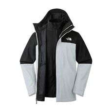 The North Face 男 DV兩件式防水透氣刷毛保暖外套 AP《灰/黑》89ZP/登山/衝鋒