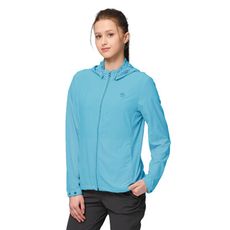 Wildland 荒野 女 彈性透氣抗UV50輕薄外套《冰河藍》0B31907/防曬外套/機能外套