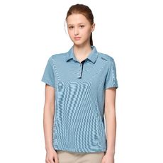 Wildland 荒野 女 彈性防蚊POLO吸排機能衣《暮霧藍》0B31607/排汗衣/戶外運動機能