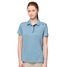 Wildland 荒野 女 彈性防蚊POLO吸排機能衣《暮霧藍》0B31607/排汗衣/戶外運動機能
