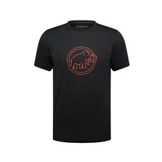 MAMMUT 長毛象 男 QD Logo Print AF 快乾短袖T恤《黑 PRT4》1017-0