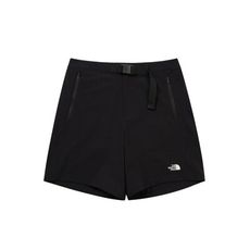 The North Face 女 防潑水快乾可調節腰帶短褲 AP《黑色》/登山/休閒褲/排汗褲