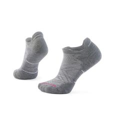 SmartWool 美國 女 機能跑步局部輕量減震踝襪《白淺灰》SW001671/運動襪/戶外襪/機