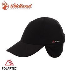 Wildland 荒野 中性 POLARTEC 保暖遮耳球帽《黑》P2027/棒球帽/運動帽/壓舌帽