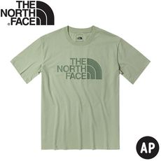 The North Face 男 LOGO短袖棉T恤AP《茶綠》5JZS/短T/圓領上衣/排汗衣