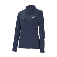 Wildland 荒野 女 Polartec pd格狀抗臭zip長袖衣《暮霧藍》P1619/排汗衣/