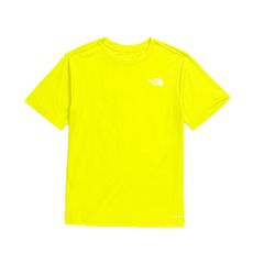 The North Face 童 排汗圓領短T AP《硫磺綠》8DF2/登山/排汗衫/運動衣
