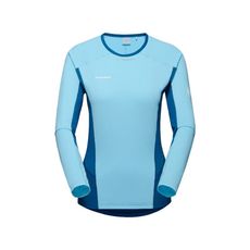 MAMMUT 長毛象 女 Aenergy FL Longsleeve AF 長袖T恤《炫藍/深冰藍》