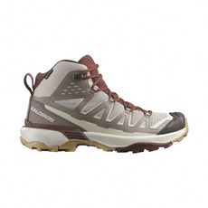 SALOMON 索羅門 女 X ULTRA 360 EDGE GTX 中筒登山鞋《銀/灰/紅》L47