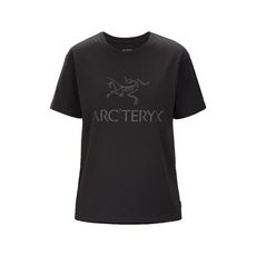 ARC'TERYX 始祖鳥 女 LOGO 短袖休閒Tee《黑》X000005453/T恤/運動衫/排