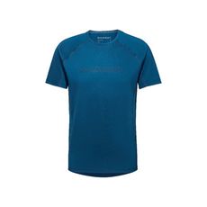 MAMMUT 長毛象 男 Selun FL T-Shirt Logo 短袖T恤《深冰藍》1017-0