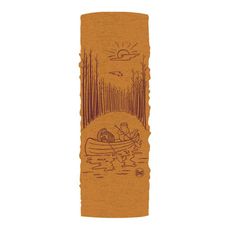 BUFF 西班牙 舒適125gsm美麗諾羊毛頭巾-動物山遊系列《水漾森林》131535/圍脖/帽子/