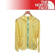 The North Face 女 防晒外套《黃》2VEO/透氣/防水/兜帽外套/連帽外套/輕量風衣