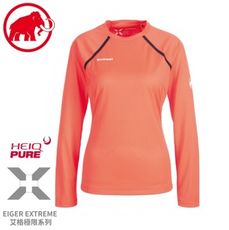 MAMMUT 瑞士 女 Moench Light Longsleeve排汗長袖《小檗紅》1016-0