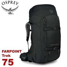 OSPREY 美國 Farpoint Trek 75 旅行背包《黑》75L雙肩背包/後背包/行李箱/