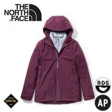 The North Face 女 GORE-TEX兩件式羽絨外套《石榴紅》46I7/防水外套/羽絨衣