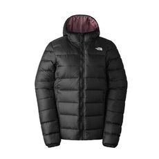 The North Face 女 700FP 雙面可套式連帽羽絨外套 AP《黑/紫》83OK/登山/