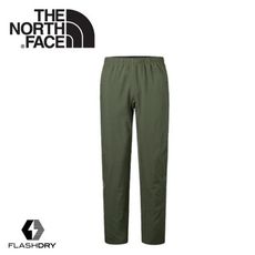 The North Face 男 FlashDry彈性長褲《軍綠》2TZV/休閒長褲/機能性長褲/健