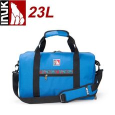 INUK 加拿大 23L圖騰旅行袋可斜背《深寶藍》斜背包/旅行袋/行李袋/側背包/旅行/IKB128