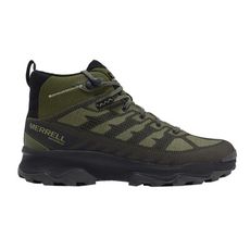 MERRELL 美國 男 SPEED ECO MID WP 防水中筒登山健行鞋《深綠》ML03753