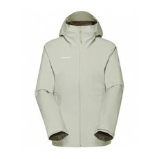 MAMMUT 長毛象 女 Linard Light HS Hooded AF 輕量連帽外套《鼠尾草銀