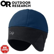 Outdoor Research 美國 WIND WARRIOR防風透氣保暖護耳帽《藍/黑》2435
