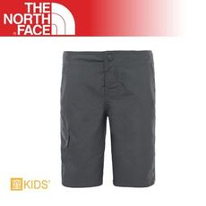 The North Face 美國 男童 抗UV快乾短褲《 瀝灰》CN68/休閒短褲/透氣/彈性