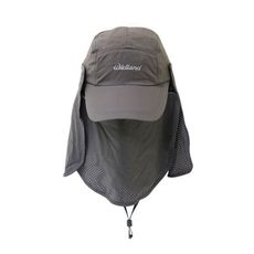 Wildland 荒野 中性抗UV多功能遮陽棒球帽《深灰》WH1031/防曬帽/圓盤帽/登山帽