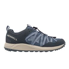 MERRELL 美國 男 WILDWOOD AEROSPORT 速乾透氣健走鞋《藍》ML068085