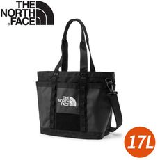 The North Face 17L 背提包《黑》3KZU/多功能休閒包/托特包/購物提袋/側肩包/