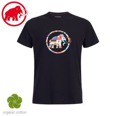 MAMMUT 長毛象 男 Nations T-Shir 短袖世界T《黑》1017-02220/排汗衣