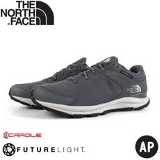 The North Face 男 FL 防水健行鞋《灰》4OA5/防水透氣野跑鞋/慢跑鞋/健行鞋