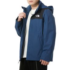 The North Face 男 DV防水外套《陰暗藍/黑》88FR/防水透氣連帽外套/衝鋒衣