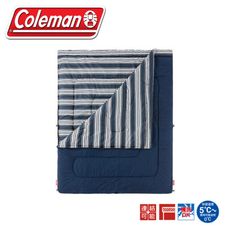 Coleman 美國 冒險者紓壓睡袋《藍/C5》CM-38136/露營用品/舒適睡墊/保暖睡袋/戶外