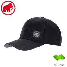 MAMMUT 長毛象 Alnasca Cap 鴨舌帽《黑/幻影黑》1191-00150/運動帽/棒球