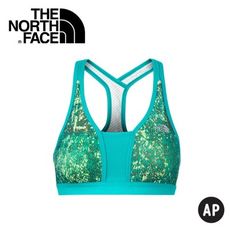 The North Face 女款 快乾運動內衣 芽綠印花運動內衣/內衣/排汗衣/ NF0A2RGW