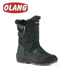 OLANG 義大利 MONICA OLANTEX 雙拉鍊防水雪靴《鐵灰》1604/保暖/滑雪/雪地